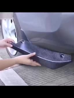 Car Front Rear Bumper Strip Lip Spoiler Diffuser Splitter Scratch Protector Carbon Fiber Winglets Side Skirt Extension Universal