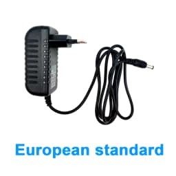 2pcs Power Adapter AC 100-240V Input DC 12V 2A Output Supply Charger Universal Adapter Converter Plug for Camera DVR Router LED