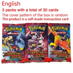 360Pcs Pokemon Card Destined Rivals Prismatic Evolutions Scarlet Violet 151 PALDEAN English Booster Battle Transaction Card