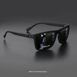 2025 New Square Frame Polarized Sunglasses High-Quality Spring Hinges Multicolor Coated Lenses for Vacation Driving Fishing UV P
