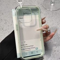 Luxury Candy Color Frame Clear Back Phone Case For iPhone 17 16 15 14 13 12 Pro Max 11 16PLUS 17 Acrylic Shockproof Bumper Cover