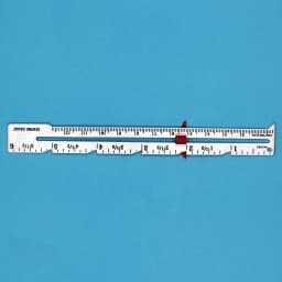 1pc Metal Sliding Guage, Sewing Measuring Tool, Sewing Guage For Quilting And Sewing, Sewing Accessories, Sewing Notions