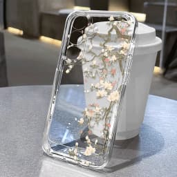 Flowers Vine Clear Case For Samsung S25 Ultra S26 S24 FE S23 Plus S22 S21 A57 A56 5G A55 A54 A53 A52S A37 A36 A35 A26 Case Cover