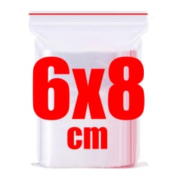 500/100pcs Self Sealed Bags Plastic Storage Bag for Jewelry Food Pills Transparent Zipper Storage Bag Package Pouches Wholesale