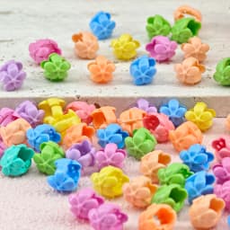 60pcs Hair Braids Beads Headwear Cute Candy Colors Plastic summer Hair Claw Clips Hair Accessories Loc Hair Jewelry for Braids