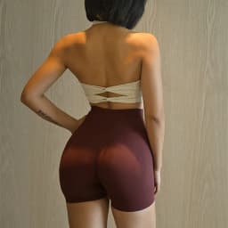 Summer High-Waist Women's Yoga Shorts Breathable Fitness Shorts Butt Lift Sports Running Cycling Push-Up Workout Gym Shorts
