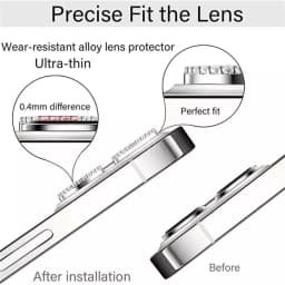 Bling Glitter Diamond Camera Lens Protector Case For iPhone 18 17 16 15 14 13 12 11Pro Max Plus Ultra Fold Sreen Protectors Film