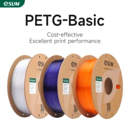 ESUN Basic PETG 3D Filament 1.75mm 1KG 2.2LBS High Toughness 3D Printer Filaments PETG Basic For Bambu Lab 3D Printing Materials