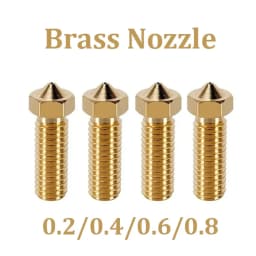 For Artillery Sidewinder X1/X2 Hotend For Genius Print Head Brass Hardened Steel Volcano Nozzle Extruder 3D Printer Parts