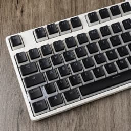 YMDK Pudding German ISO QWERTZ Double Shot PBT Shine Through OEM Profile Keycap Set Suitable For MX Switches Mechanical Keyboard