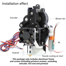 Mellow CNC Aluminium VzBoT 330/235 Printhead Bracket For Goliath Crazy Dragon Hotend VZ Extruder Sherpa Mini 3D Printer