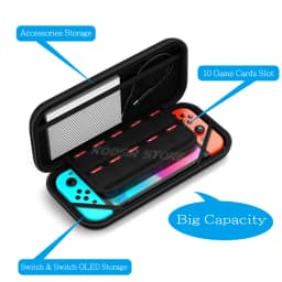 Nintend Switch / OLED EVA Carrying Case Protective Shell Handheld Storage Bag for Nintendo Switch OLED Console Game Accessories