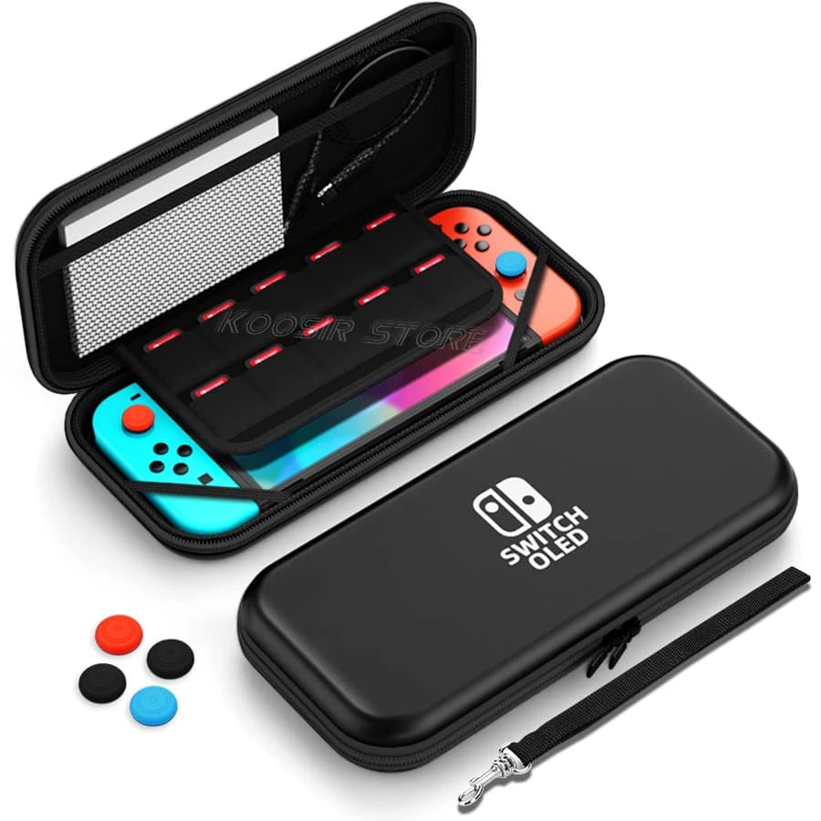 Nintend Switch / OLED EVA Carrying Case Protective Shell Handheld Storage Bag for Nintendo Switch OLED Console Game Accessories