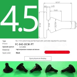 Silicone Plug Rubber Stopper Eyelet Damping High Elasticity Protective 3mm4mm5mm6mm8mm9mm10mm12mm14mm16mm Anti-collision Sealing