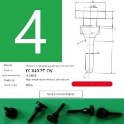 Silicone Plug Rubber Stopper Eyelet Damping High Elasticity Protective 3mm4mm5mm6mm8mm9mm10mm12mm14mm16mm Anti-collision Sealing