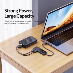 ORICO Type C HUB USB HUB 3.0 4-Port Splitter USB HUB Adapter Expansion Dock Ultra-Slim OTG Adapter For PC Computer Accessories