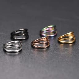 316L Surgical Steel Segment Tragus Helix Cartilage Earring Nose Ring Septum Clicker Conch Three Layers Nostril Piercing Jewelry
