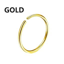 316L Surgical Steel Segment Tragus Helix Cartilage Earring Nose Ring Septum Clicker Conch Three Layers Nostril Piercing Jewelry