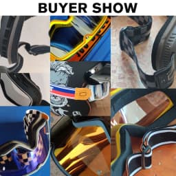 Retro Motorcycle Goggles Ski Glasses Sunglasses ATV Goggles Non-slip Belt AntiUV Cafe Racer Chopper Cycling Racing Free Shipping