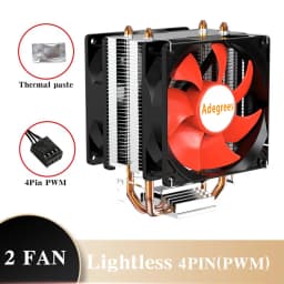 CPU Air Cooler X79 X99 3Pin PWM 4Pin Quiet Processor Cooling Fan For Intel LGA 1151 1155 1200 1700 2011 AMD AM3 AM4 PC Radiator