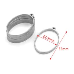 10pcs Stainless Steel Geometric Figure Charm Hollow Glue Blank Pendant Tray Bezel Charms For Jewelry Making Supplies Findings