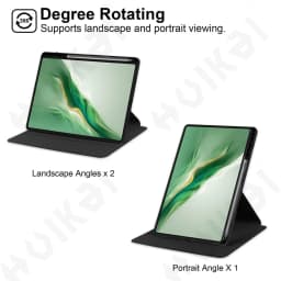 Rotating Case for Honor Pad 10 Magic Pad 3 X9 Pro X9A 2 V9 with Pen Holder 360 Degree Protective Stand Cover Auto Wake Sleep