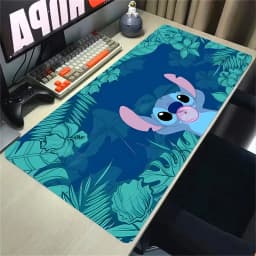HD Print XXL Lockrand Desk Mat Anime Stitch Kawaii Mousepad PC Keyboard Mouse Pad Laptop Cute Gaming Accessories Desk Pads