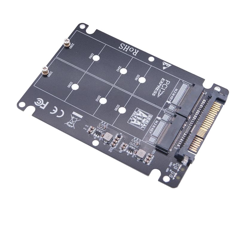 M2 SATA NVMe Key B/M NGFF SSD to PCI-e U2 SFF-8639 Conversion Adapter SSD Adapter PCIe M2 for PC Computer M.2 SSD to U.2 Adapter