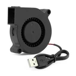 GDSTIME Dual 40mm 60mm 80mm 92mm 120mm 140mm 5V USB Fan w 2 in 1 USB Cable USB Controller For AV Receiver DVR and TV Box Cooling