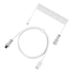 NNBILI New Custom Type C Mechanical Keyboard Coiled Cable USB Mechanical Keyboard Spring Wire Desktop Computer Aviation Connecto