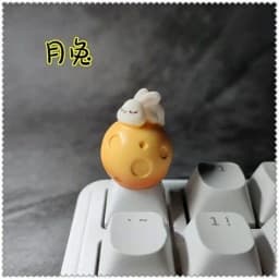 Keycaps Handmade Cartoon Lovely Girl Gift Pink OEM ESC Keys For Game Mechanical Keyboard Personality Artisan Keycap
