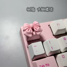 Keycaps Handmade Cartoon Lovely Girl Gift Pink OEM ESC Keys For Game Mechanical Keyboard Personality Artisan Keycap