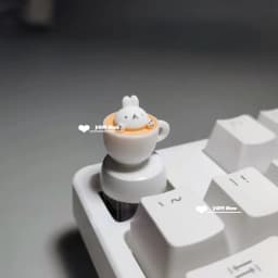Keycaps Handmade Cartoon Lovely Girl Gift Pink OEM ESC Keys For Game Mechanical Keyboard Personality Artisan Keycap