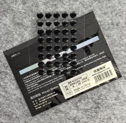Unusual Way Sports Mouse Foot Skates Feet For Round Dots DIY Cambered Surface PTFE Anti Collapse Magic Ice Black Silver Fox