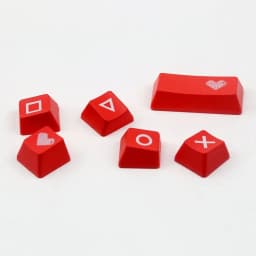 Cross Ring Square Triangle Direction Keycaps Set of Esc Enter WASD Arrow Key Caps for Mechanical Keyboard OEM Profile ABS