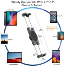 13'' Car Headrest Tablet Mount for iPad Pro 12.9 11 Tablet Car Holder for Samsung Galaxy Tab S7 Fe Plus Xiaomi Tablet Holder Car
