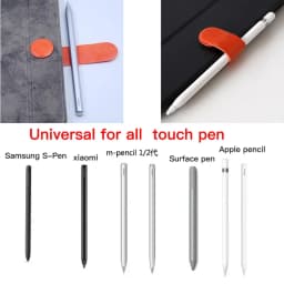 Magnetic Portable Case for Apple Pencil Xiaomi Huawei Surface Pro Samsung S-Pen HP Touch Pen Cover Adhesive Tablet Pouch Sleeve