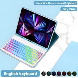Backlight iPad magic keyboard For iPad Pro 11 2021 2020 Mini 5 6 10.2 9/8/7th 2018 2017 5 6th Pro 11 12.9 10.5 9.7 Air 3 2 Case