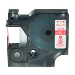 6/9/12mm 24mm Label for Dymo D1 Tape 45013 40913 43613 Black on White Compatible Dymo LabelManage 160 280 LabelPoint Label Maker