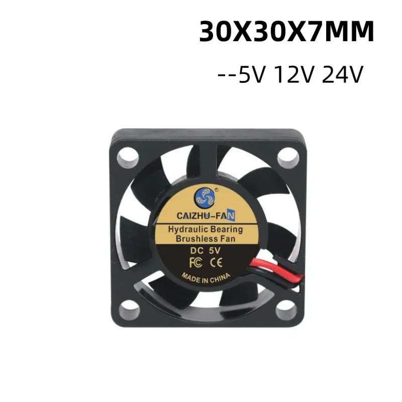 30x30x7mm 3007 30mm Fan DC 5V 12V 24V 3D Printer Fan Graphics Card Fan Cooling Fan 2wire