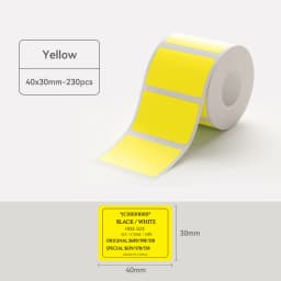 NiiMbot B1/B21/B3S/B31 Printer Self-Adhesive Label Paper Colorful Anti-Oil Tear-Resistant Tag Scratch-Resistant Removable Labels