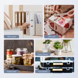 NiiMbot B1/B21/B3S/B31 Printer Self-Adhesive Label Paper Colorful Anti-Oil Tear-Resistant Tag Scratch-Resistant Removable Labels