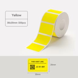 NiiMbot B1/B21/B3S/B31 Printer Self-Adhesive Label Paper Colorful Anti-Oil Tear-Resistant Tag Scratch-Resistant Removable Labels