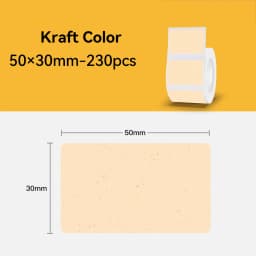 NiiMbot B1/B21/B3S/B31 Printer Self-Adhesive Label Paper Colorful Anti-Oil Tear-Resistant Tag Scratch-Resistant Removable Labels