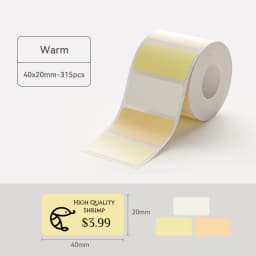 NiiMbot B1/B21/B3S/B31 Printer Self-Adhesive Label Paper Colorful Anti-Oil Tear-Resistant Tag Scratch-Resistant Removable Labels