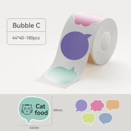 NiiMbot B1/B21/B3S/B31 Printer Self-Adhesive Label Paper Colorful Anti-Oil Tear-Resistant Tag Scratch-Resistant Removable Labels