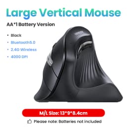 UGREEN Vertical Mouse Wireless Bluetooth5.0 2.4G Ergonomic 4000DPI Mice for MacBook Tablet Laptops Computer PC Mice