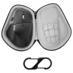 Geekria Hard EVA Case for Logitech MX Master 4 MX Master 3S MX Master 3 Wireless Mouse Shockproof Travel Bag Dark Gray