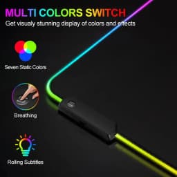 Diy Large Mouse Pad HD Custom Led Rgb Mousepad Luminescence Mouse mat Computer Laptop Gamer Pasd PC Gaming Cool Big Desk Mat XXL