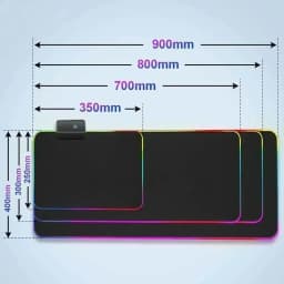 Diy Large Mouse Pad HD Custom Led Rgb Mousepad Luminescence Mouse mat Computer Laptop Gamer Pasd PC Gaming Cool Big Desk Mat XXL